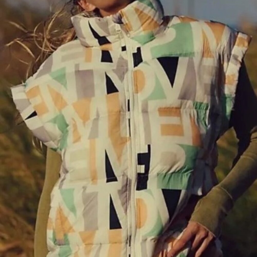 Free People Movement In a Bubble Printed Vest